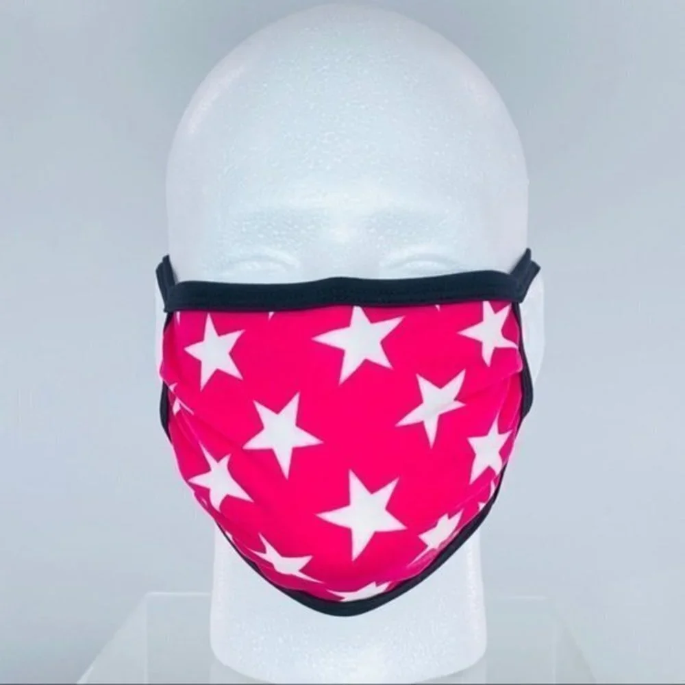 WASHABLE POLY & COTTON MASK New In Package • 27